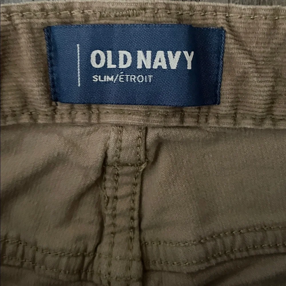 Old Navy kids Khaki Corduroy slim pants